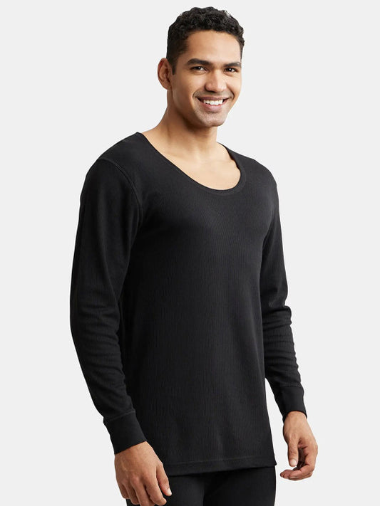 Jockey Men's Super Combed Cotton Full Sleeve Thermal Undershirt with Stay Warm Technology
