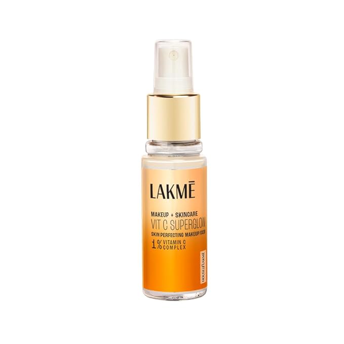 Lakme Vitamin C Superglow Skin Perfecting Makeup Fixer 60ml for Radiant Skin