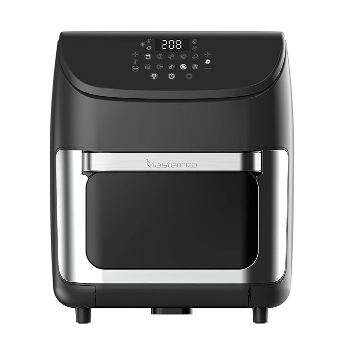 Bergner MasterPro 12L Air Fryer Oven 1700W with Rotisserie Set