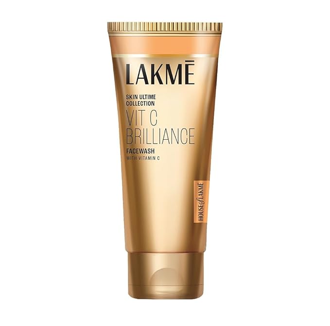 Lakmé Vitamin C Brilliance Facewash with Exfoliating Microcrystalline Beads 100g