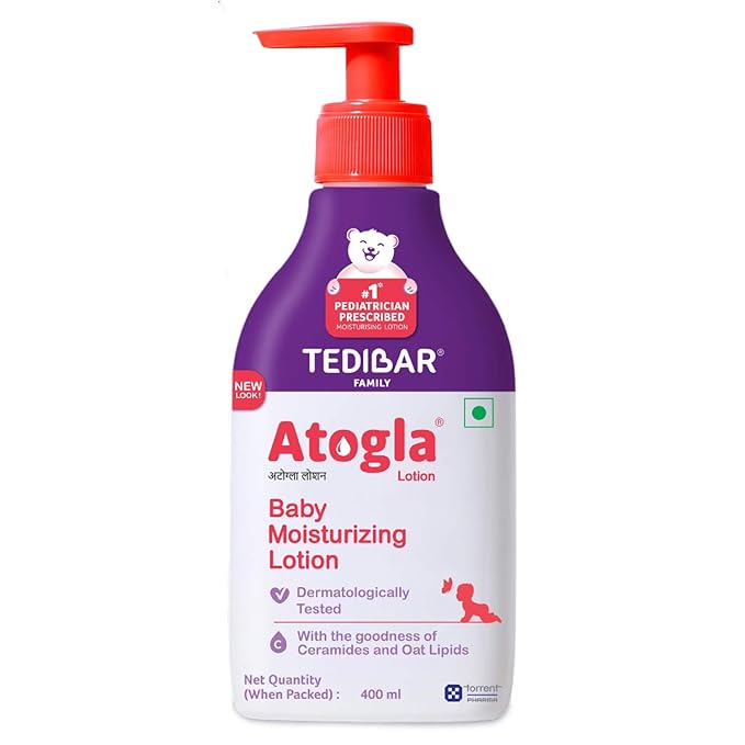 Atogla Hydrating Baby Lotion: Ceramides & Oat Lipids for Gentle Skin Care