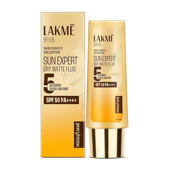 Lakme Sun Expert Dry Matte Fluid SPF 50 Niacinamide Sunscreen