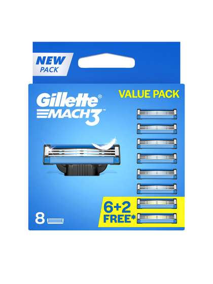 Gillette Mach3 Men's Razor Blades & Cartridges for Smooth Shaving Experience