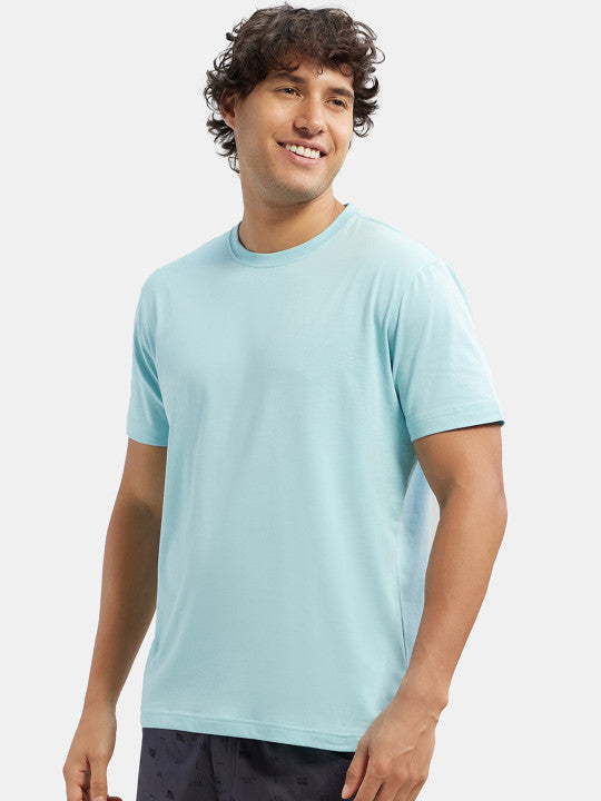 Jockey Men's Super Combed Cotton Rich Round Neck Half Sleeve T-Shirt 2714