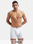 Jockey Men's 2-Pack Super Combed Cotton Rib Boxer Briefs, Ultrasoft Durable Waistband