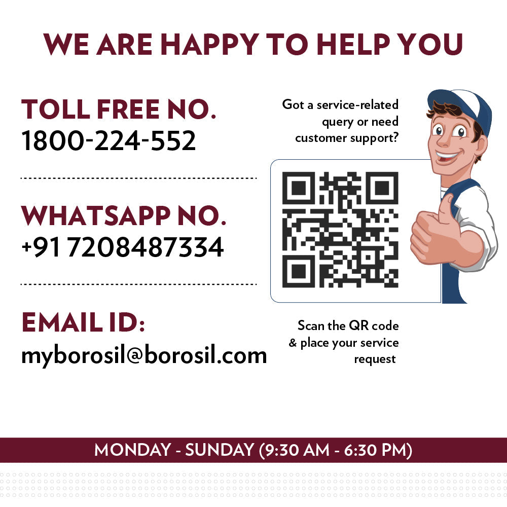 Borosil Klassy Grill Sandwich Maker - Stainless Steel, Non-Stick Plates, 750W