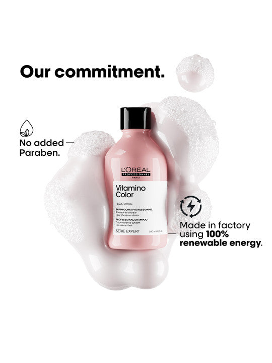 L'Oréal Professionnel Vitamino Color Shampoo 300ml with Resveratrol for Protected Hair
