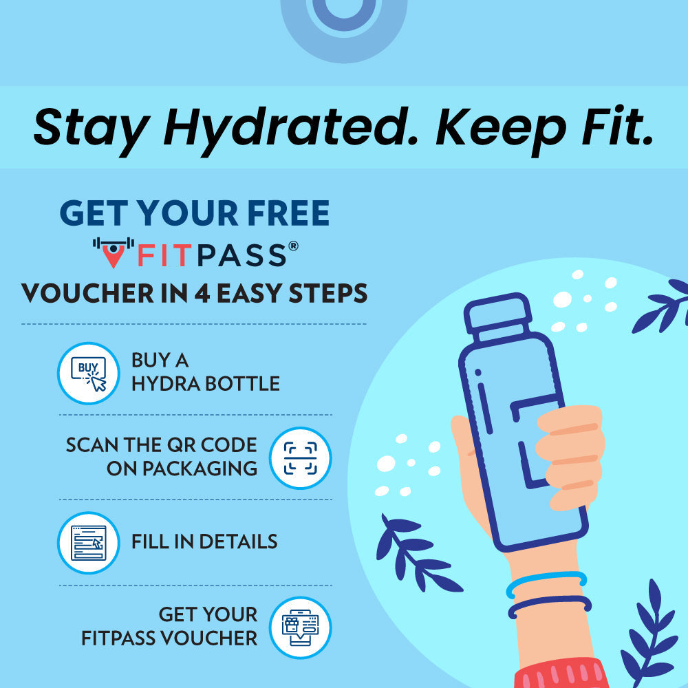 Borosil Bolt Double Wall Stainless Steel Water Bottle 1.8L Large Size