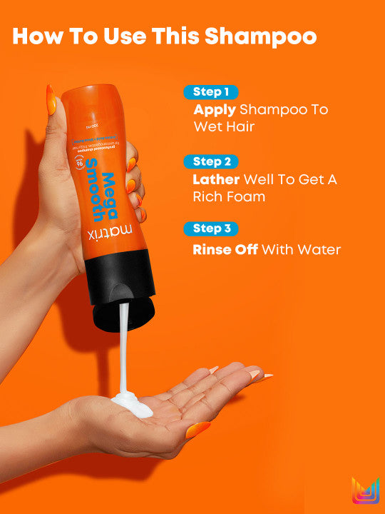 Matrix Mega Smooth Professional Shea Butter Shampoo for Frizzy Hair 350ml