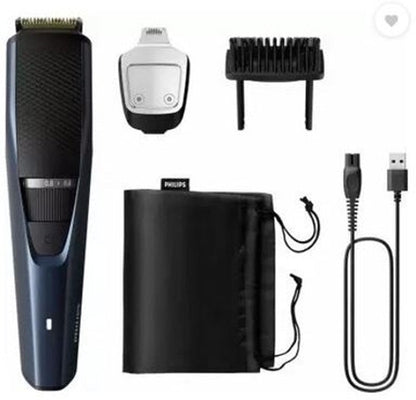 Philips BT3435/15 Cordless Men's Beard Trimmer with Titanium Blades Blue