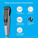 Philips Dura Power BT3203/15 Cordless Men's Beard Trimmer White