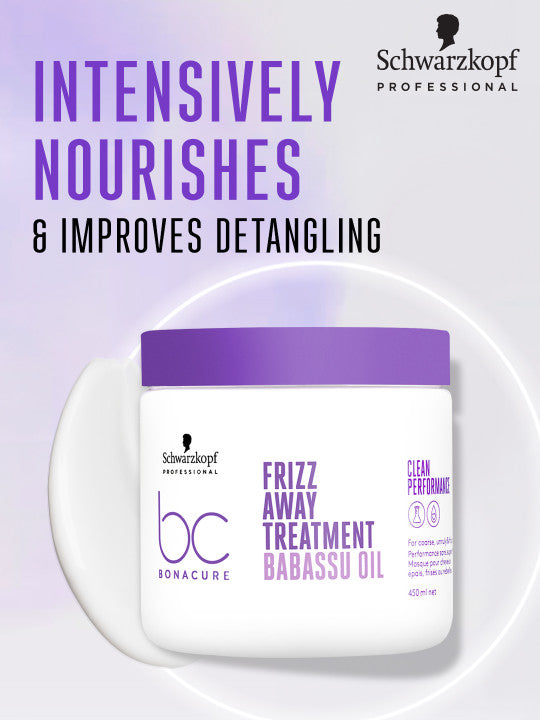 Schwarzkopf Professional Bonacure Frizz Away Hair Mask with Babassu Oil 450ml
