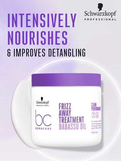 Schwarzkopf Professional Bonacure Frizz Away Hair Mask with Babassu Oil 450ml