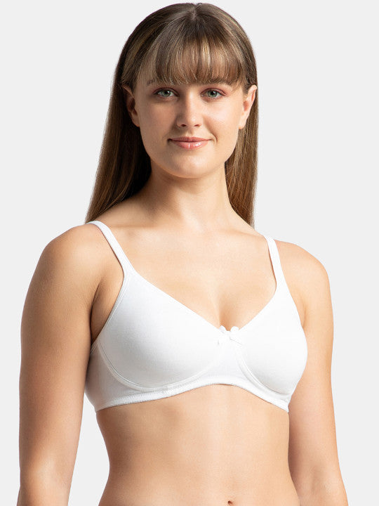 Jockey Wirefree Non Padded Super Combed Cotton Medium Coverage Everyday Bra