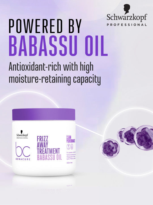 Schwarzkopf Professional Bonacure Frizz Away Hair Mask with Babassu Oil 450ml