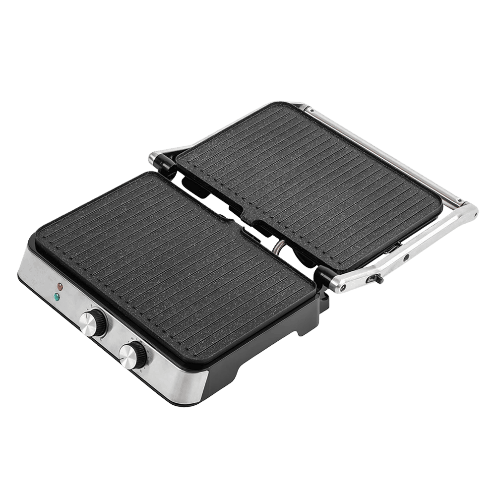 Russell Hobbs GrillMaster 2000W 6 Slice Sandwich Maker with Overheat Protection Black