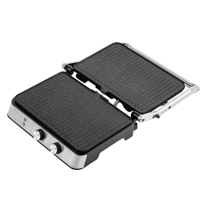 Russell Hobbs GrillMaster 2000W 6 Slice Sandwich Maker with Overheat Protection Black
