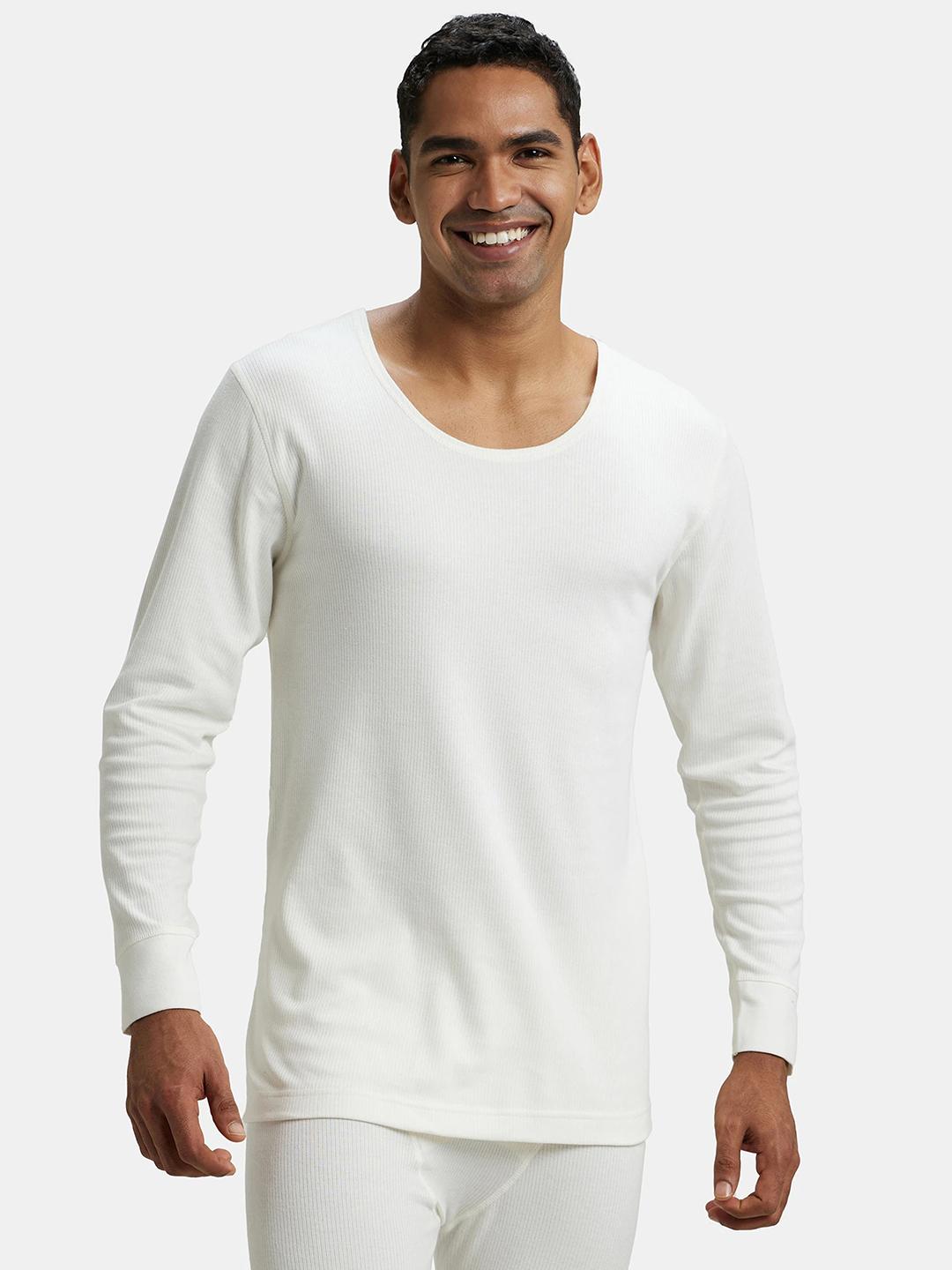 Jockey Men's Super Combed Cotton Thermal Undershirt with Stay Warm Tech