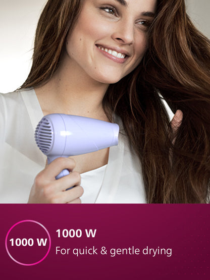 Philips ThermoProtect HP8144/46 Hair Dryer Quick Drying 1000W Purple