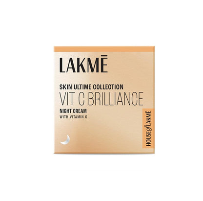 Lakme Vitamin C Brilliance Night Cream 50G for Healthy, Glowing Skin