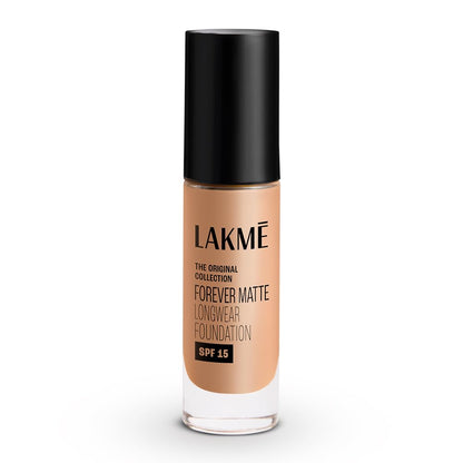 Lakme Forever Matte Longwear Foundation SPF 15 Niacinamide Radiant Long-Lasting Finish
