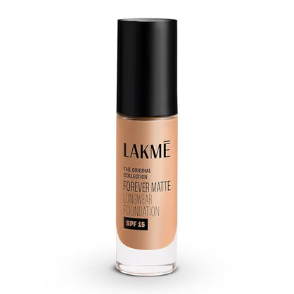 Lakme Forever Matte Longwear Foundation SPF 15 Niacinamide Radiant Long-Lasting Finish