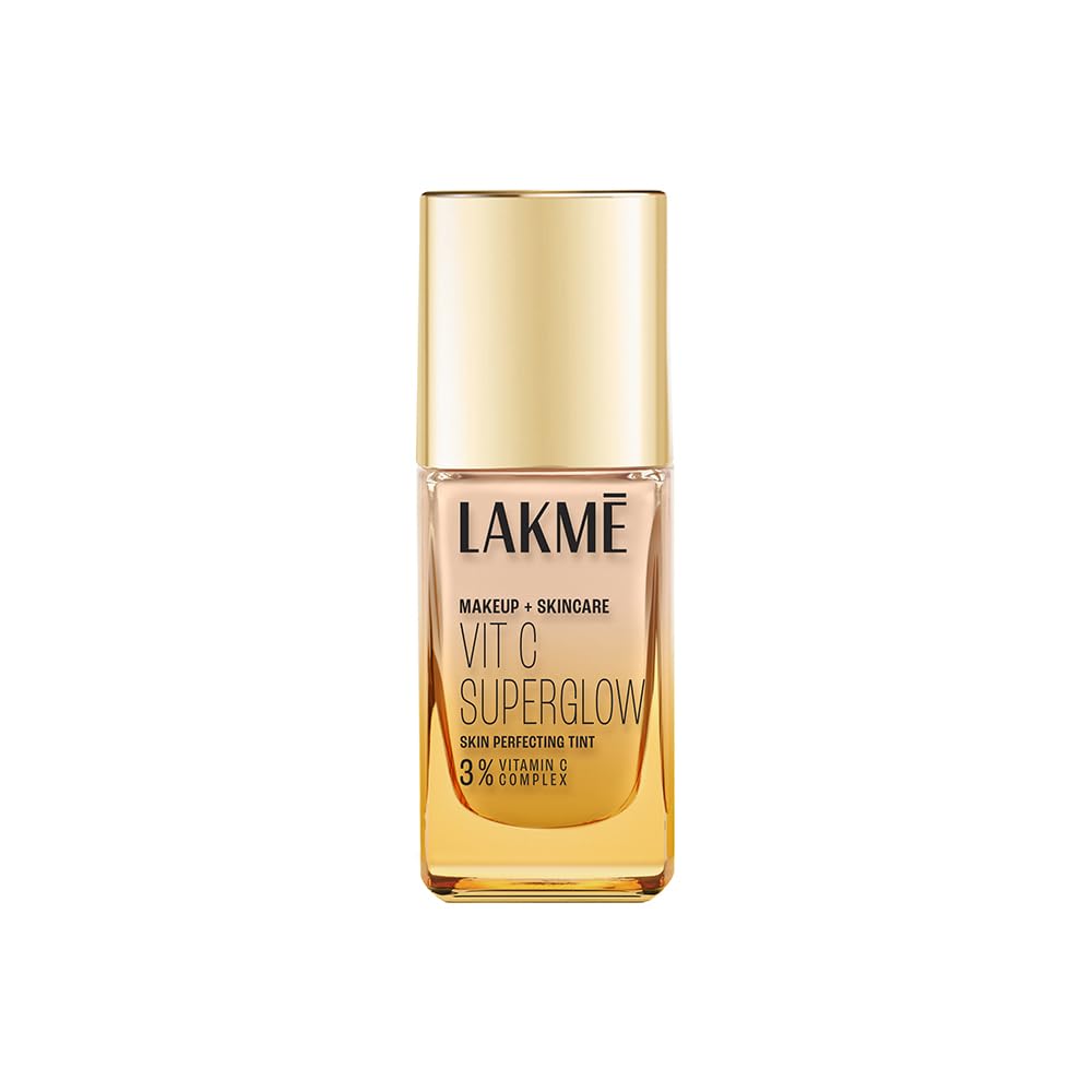 Lakme Vitamin C Superglow Skin Perfecting Tint: Hydrating, Brightening, Air-Light Formula
