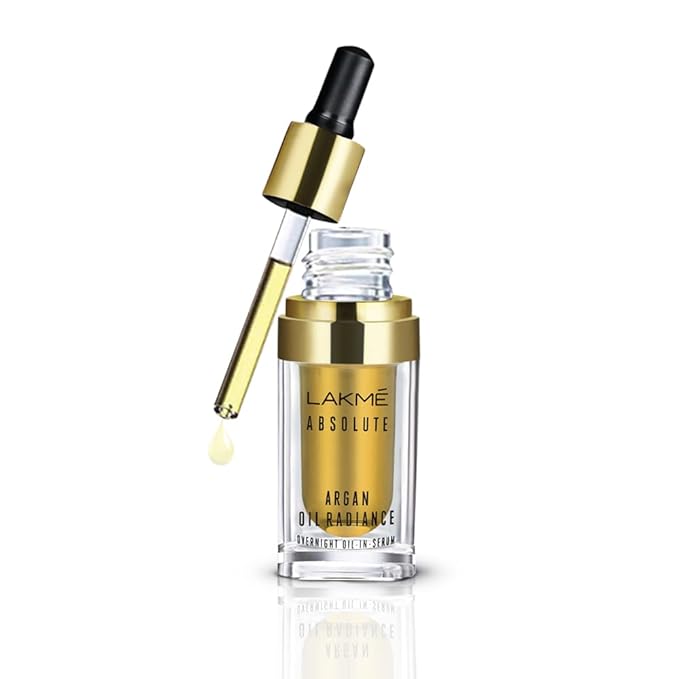 Lakme Absolute Argan Oil Radiance Overnight Serum for Glowing Skin 15ml