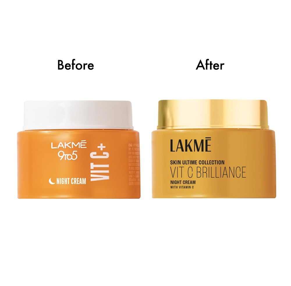 Lakme Vitamin C Brilliance Night Cream for Healthy Glowing Skin