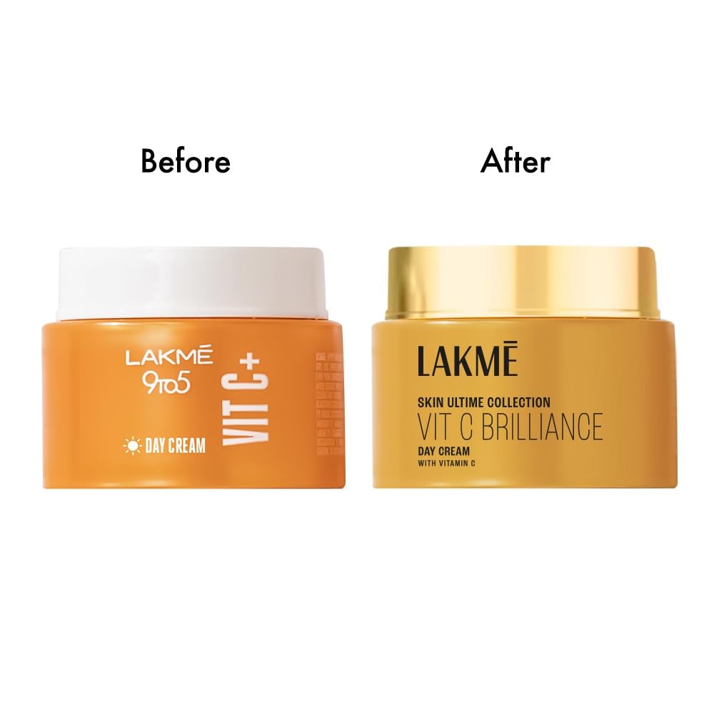 Lakmé Vit C Brilliance Daily Face Moisturizer Cream for Glowing Skin 50gm
