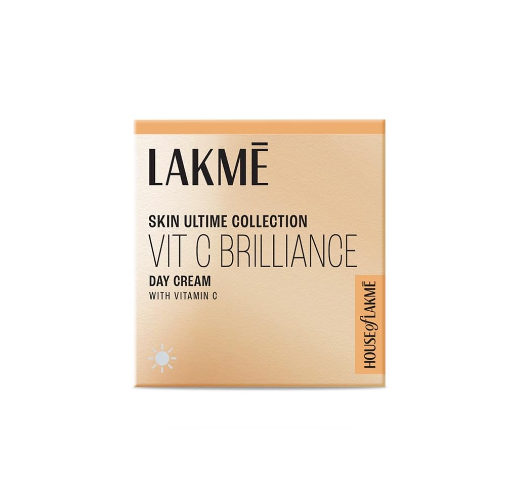 Lakmé Vit C Brilliance Daily Face Moisturizer Cream for Glowing Skin 50gm