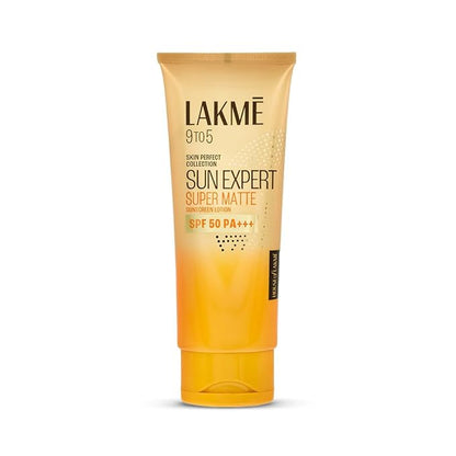Lakmē Sun Expert SPF 50 Ultra Matte Lotion with Niacinamide and Cucumber