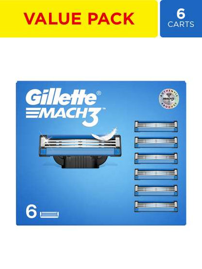 Gillette Mach3 Men's Razor Blades & Cartridges for Smooth Shaving Experience