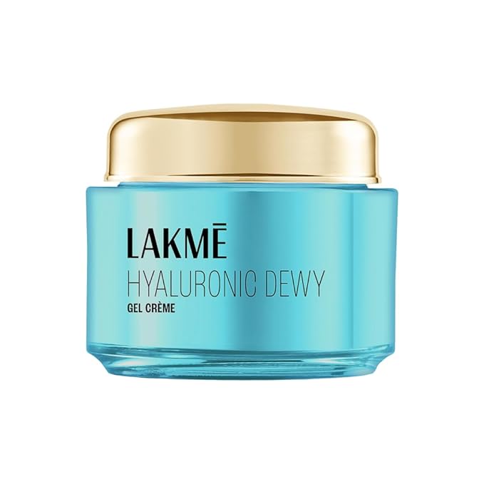 Lakme Hyaluronic Acid Dewy Gel Creme: 72-Hour Hydration for Plump Skin