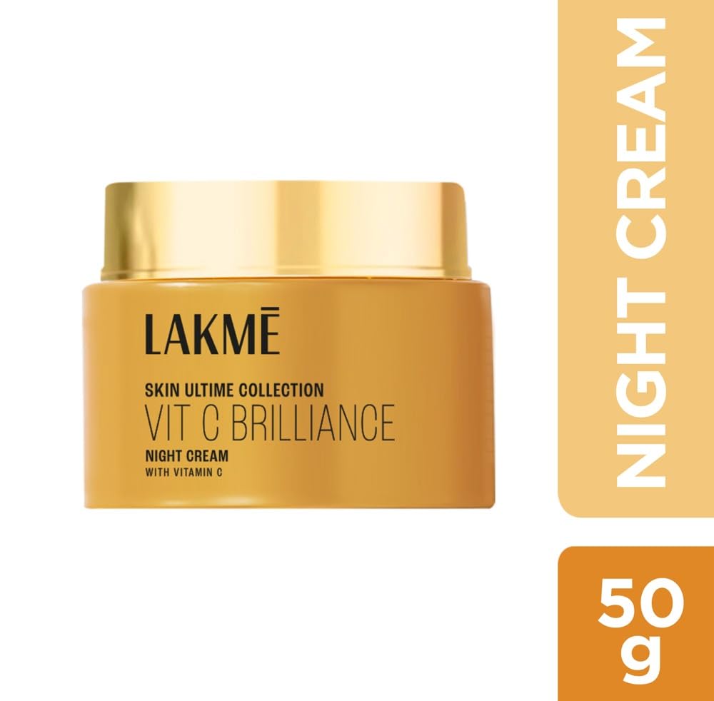 Lakme Vitamin C Brilliance Night Cream for Healthy Glowing Skin