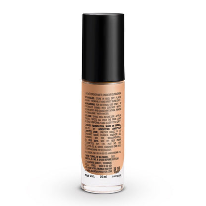 Lakme Forever Matte Longwear Foundation SPF 15 Niacinamide Radiant Long-Lasting Finish