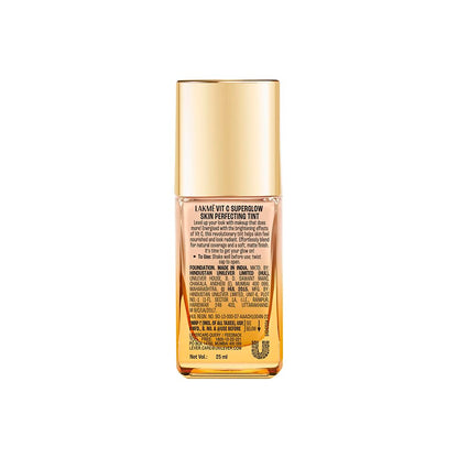 Lakme Vitamin C Superglow Skin Perfecting Tint: Hydrating, Brightening, Air-Light Formula