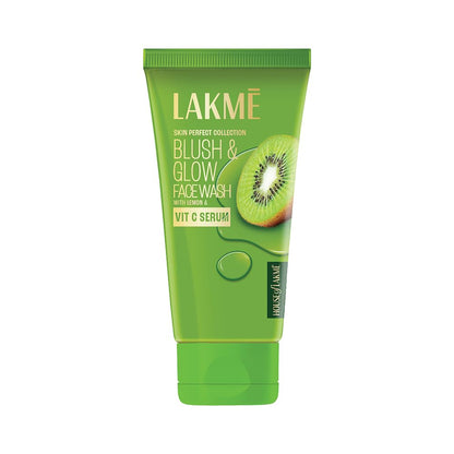 Lakmé Blush & Glow Kiwi Face Wash with Vitamin C Serum 100g