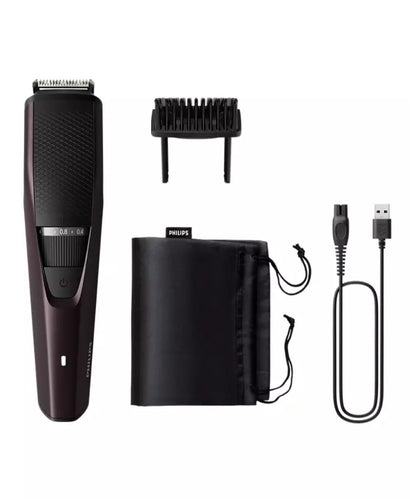 Philips 3000 Series Beard Trimmer with Titanium Blades and PowerAdapt