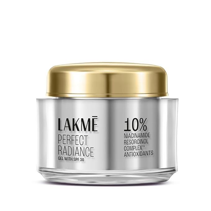 Lakmé Perfect Radiance Pigmentation Treatment Gel SPF 30 Niacinamide Resorcinol Antioxidants 50g