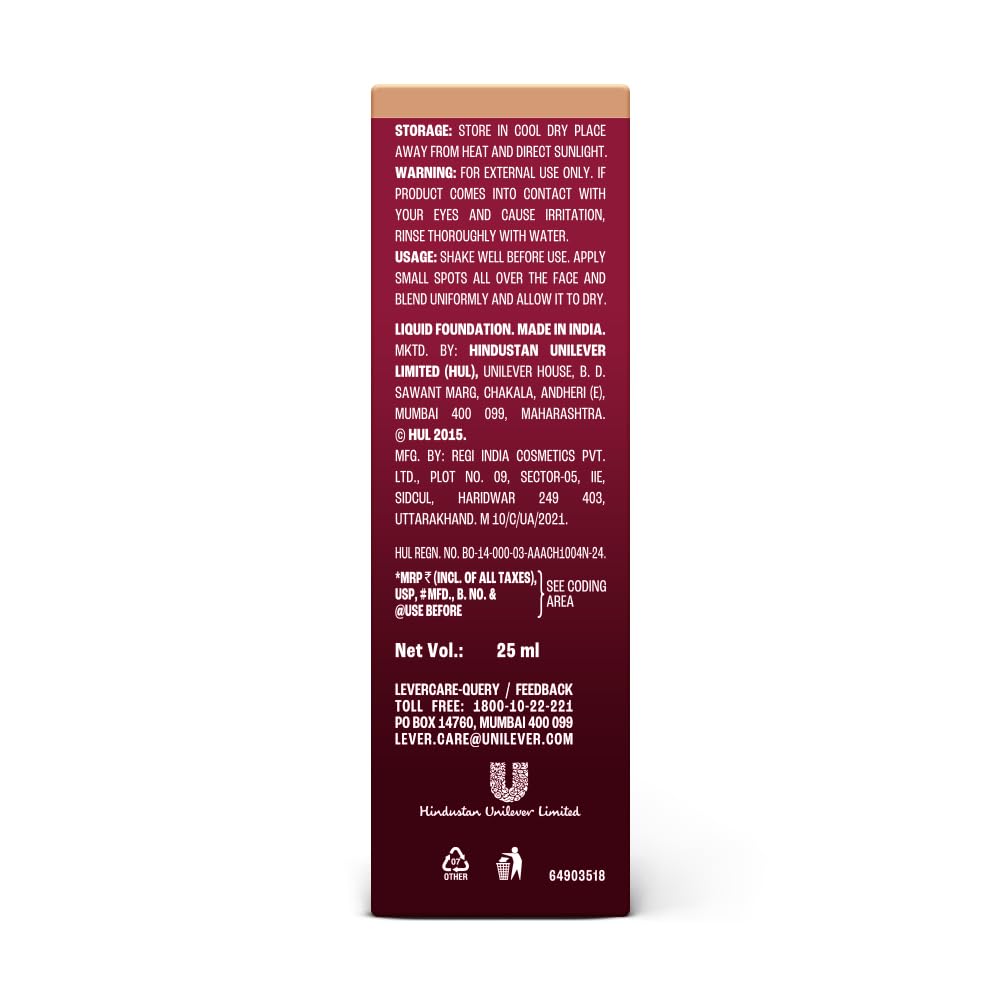 Lakme Forever Matte Longwear Foundation SPF 15 Niacinamide Radiant Long-Lasting Finish