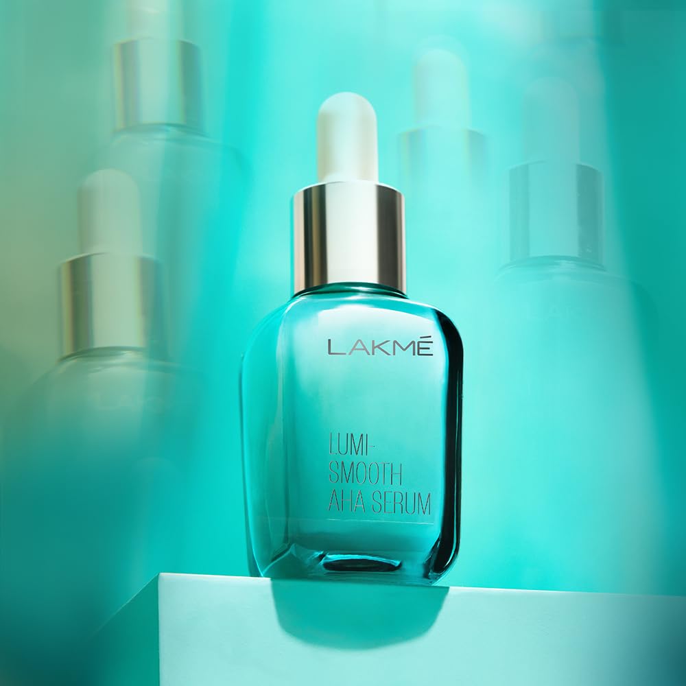 Lakme Lumi Smooth Serum: 8% AHA BHA PHA Complex for Luminous, Even Skin Texture