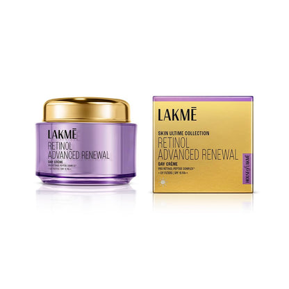 Lakme Retinol Advanced Renewal Day Creme: Pro-Retinol Peptide Complex SPF 15 PA++