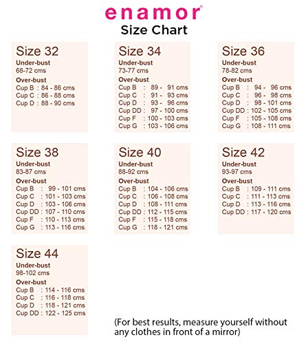 Enamor F023 Perfect Plunge Padded Wirefree T-Shirt Bra Medium Coverage