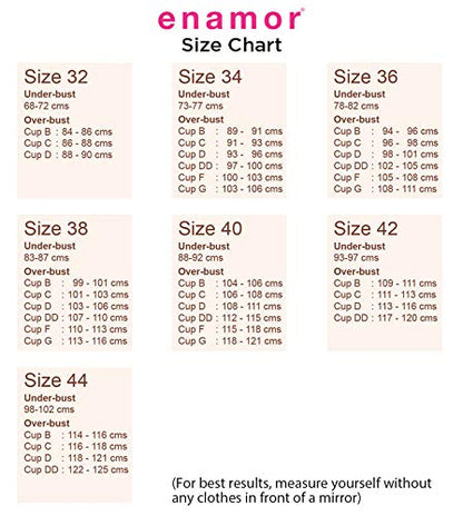 Enamor F023 Perfect Plunge Padded Wirefree T-Shirt Bra Medium Coverage