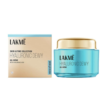 Lakme Hyaluronic Acid Dewy Gel Creme: 72-Hour Hydration for Plump Skin