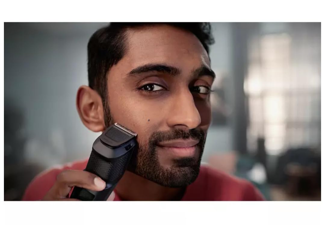 Philips 3000 Series Cordless Beard Trimmer with Self-Sharpening Blades