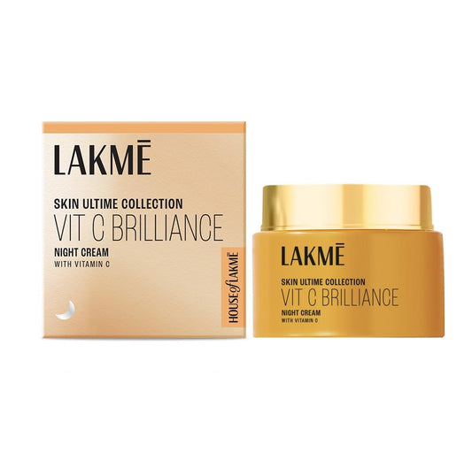 Lakme Vitamin C Brilliance Night Cream for Healthy Glowing Skin