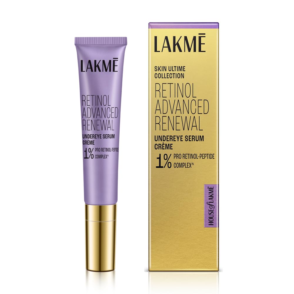Lakme Retinol Advanced Renewal Under Eye Crème: Brighten, Tighten, Reduce Fine Lines