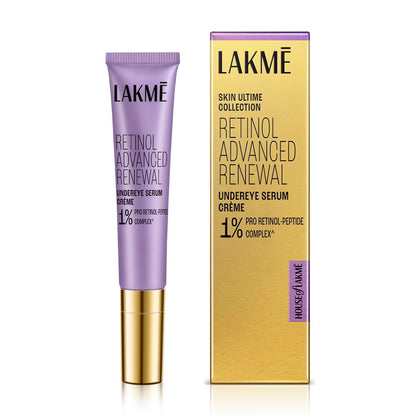 Lakme Retinol Advanced Renewal Under Eye Crème: Brighten, Tighten, Reduce Fine Lines